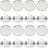 SUNNYCLUE 50Pcs Alloy Blank Brooches FIND-SC0011-79-1