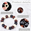 Olycraft 120Pcs 3 Colors Wood Beads WOOD-OC0002-61-4