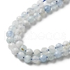 Natural Aquamarine Beads Strands X-G-E411-19E-4mm-3