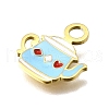 304 Stainless Steel Enamel Charms STAS-K263-87G-2