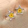 304 Stainless Steel Adjustable Open Cuff Statement Rings RJEW-C083-19P-01-1
