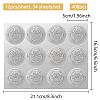 34 Sheets Custom Silver Foil Embossed PET Picture Sticker DIY-WH0528-019-2