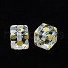 Transparent Printed Acrylic Beads MACR-S374-08A-01-2