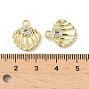 Alloy Rhinestone Pendants PALLOY-F316-02C-G-3