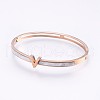 304 Stainless Steel Bangles BJEW-P223-15-3