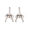 304 Stainless Steel Stud Earring Findings STAS-B091-02C-08P-1