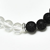 Natural Quartz Crystal Beads Stretch Bracelets X-BJEW-R309-02-A10-2