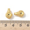 Matte Gold Color 925 Sterling Silver Beads STER-R014-05G-3