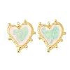 304 Stainless Steel Enamel Pendants STAS-V015-60G-01-1