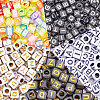 SOFPLATE 5 Styles Transparent & Opaque Acrylic Beads MACR-SP0001-12A-1
