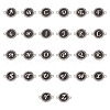 Alloy Enamel Links Connectors ENAM-TA0002-18-2