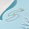 304 Stainless Steel Paperclip Chains Necklace for Women NJEW-JN03897-2