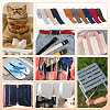   10 Rolls 10 Colors Polycotton Ribbon OCOR-PH0004-82B-6