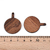 Walnut Wood Pendants WOOD-T032-23-3