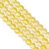 GOMAKERER 2 Strands Synthetic Citrine Beads Strands G-GO0001-26A-1