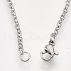 201 Stainless Steel Pendant Necklaces NJEW-T009-JN058-1-40-3