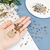 CHGCRAFT 1200Pcs 15 Style Iron Crimp Beads Covers IFIN-CA0001-37-3