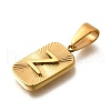 304 Stainless Steel Pendants STAS-S161-01Z-G-2
