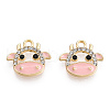 Eco-Friendly Zinc Alloy Charms X-FIND-N048-039C-NR-2