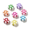 Opaque Acrylic Beads OACR-E039-17-1