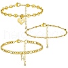 Anklets Sets AJEW-AN00383-08-1