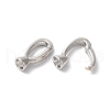 Brass Fold Over Clasps KK-H483-09P-2