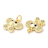 Brass with Cubic Zirconia Pendants KK-K332-27G-2