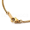304 Stainless Steel Fox Pendants Necklaces NJEW-M197-01G-3