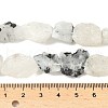 Raw Rough Natural Rainbow Moonstone Beads Strands G-M453-D03-5