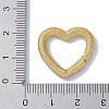 Rack Plating Brass Micro Pave Cubic Zirconia Twister Clasps KK-NH0002-10G-01-3