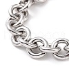 Non-Tarnish 304 Stainless Steel Rolo Chains Necklaces X-NJEW-F297-02P-2