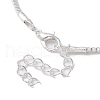 Iron Box Chain Necklaces IFIN-XCP0001-27-4