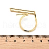 Brass Cuff Rings RJEW-Z097-04G-3