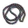 Electroplated Natural Lava Rock Beads Strands X-G-Z032-J04-12A-2