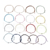 17Pcs Waxed Polyester Cord Bracelets for Men Women BJEW-JB11787-2