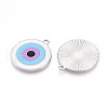 Alloy Enamel Pendants ENAM-T020-101-2