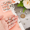 HOBBIESAY 40Pcs 4 Styles Halloween Theme Tibetan Style Alloy Beads FIND-HY0003-85-3