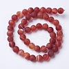 Natural Grade A Striped Agate/Banded Agate Beads Strands G-E478-02-6mm-2