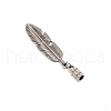 Alloy Cord Ends PALLOY-WH0093-08A-2