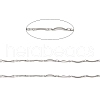 Handmade 304 Stainless Steel Curved Bar Link Chains CHS-G025-05P-2