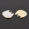 Alloy Enamel Pendants ENAM-S121-182D-4
