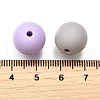 Frosted Opaque Acrylic Beads OACR-S071-03C-3