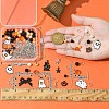 Halloween Theme DIY Alloy Enamel & Acrylic Dangle Earrings Making Kits DIY-YW0009-97-2