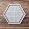 DIY Hexagon Tray Display Decoration Silicone Molds X-DIY-G067-05C-2