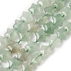Natural Green Aventurine Star Beads Strands G-Z080-A12-2