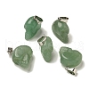 Natural & Synthetic Mixed Gemstone Pendants G-Z067-02P-01-3