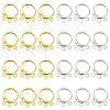 20Pcs 2 Colors Brass Leverback Earring Findings KK-CJ0002-06-1