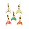 304 Stainless Steel Enamel Pendant Decoration STAS-L283-47G-1