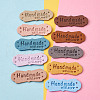 Microfiber Leather Labels DIY-TA0003-13-12