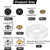  120Pcs 6 Style Tibetan Style Alloy Spacer Beads KK-NB0001-54-5